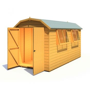 Shire Barn Shed 12x6 with Double Doors image