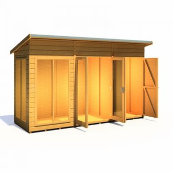 Shire Lela 12x4 Summerhouse including Storage image