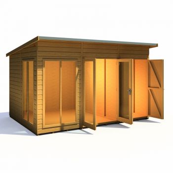 Shire Lela Summerhouse 12x8 including Storage image