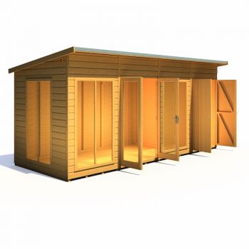 Shire Lela Summerhouse 16x6 including Storage image