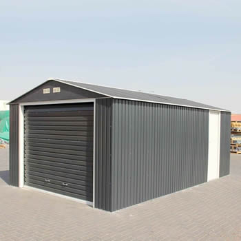 Store More Olympian Anthracite Metal Garage 12x32 image