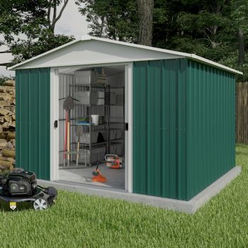 Yardmaster Emerald Deluxe 1010GEYZ Metal Shed 2.85 x 2.85m image