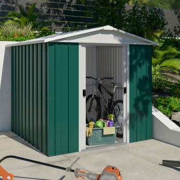 Yardmaster Emerald Deluxe 67GEYZ Metal Shed 1.86 x 2.07m image