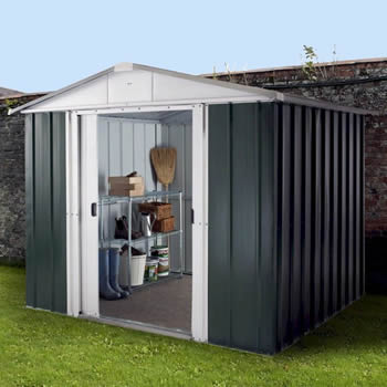 Yardmaster Emerald Deluxe 87GEYZ Metal Shed 2.26 x 2.07m image