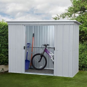 Yardmaster Store-All 104PZ Pent Metal Shed 2.84 x 1.04m image