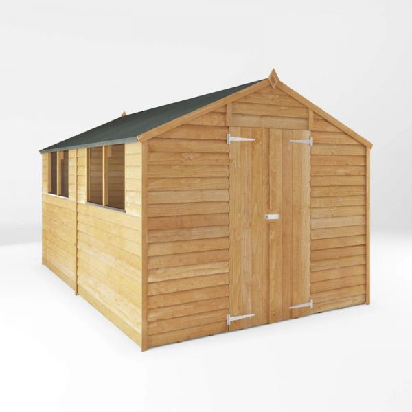 Mercia Overlap Apex Shed 12x8