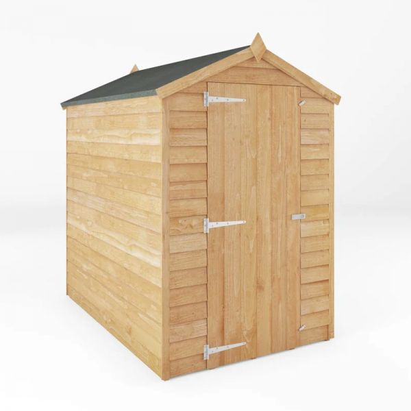 Mercia Overlap Apex Shed 6x4 - Windowless