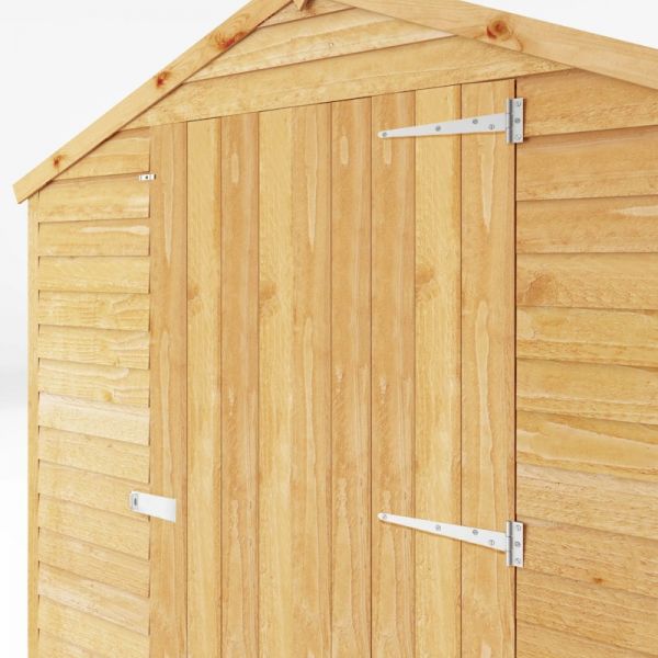 Mercia Value Overlap Apex Shed 8x6 - Single Door