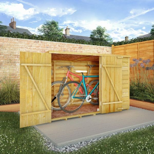 Mercia Overlap Pent Bike Store 3x6