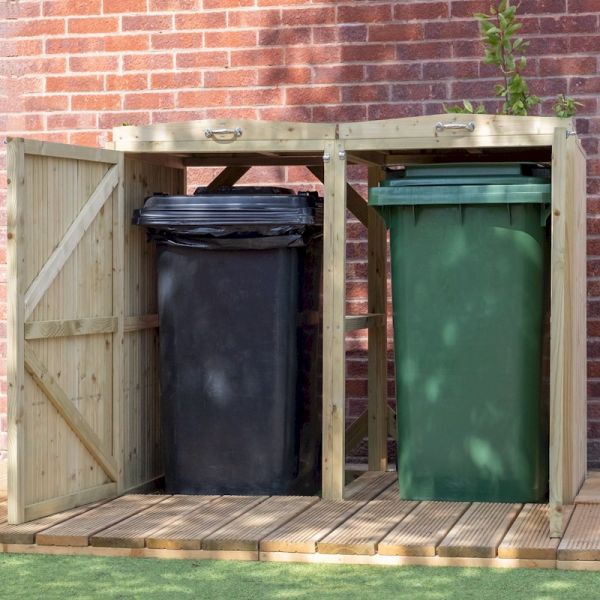 Mercia Premium Double Bin Store - One Garden