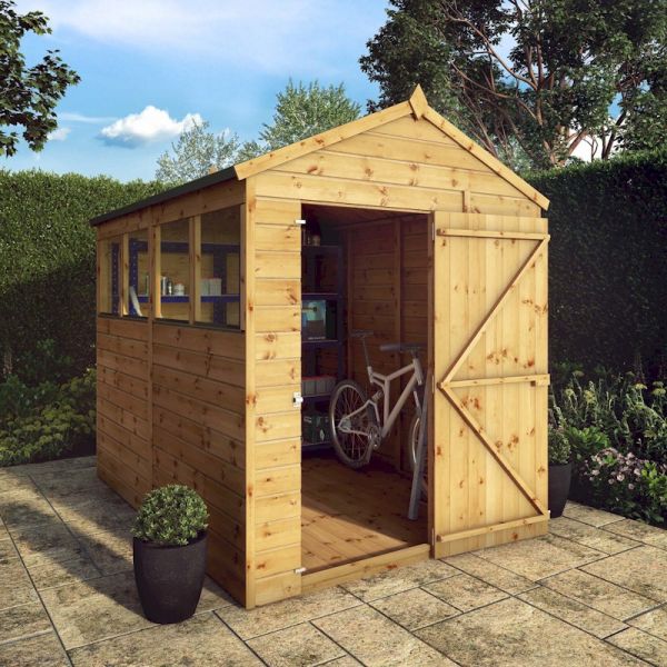 Mercia Shiplap Apex Shed 8x6 - One Garden