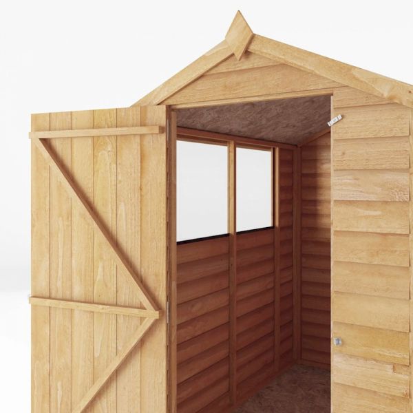 Mercia Value Overlap Apex Shed 6x4