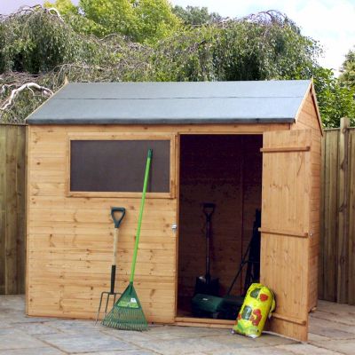 Millbrook Classic Shiplap Reverse Apex Shed 8x6 - One Garden