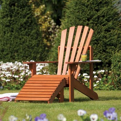 Rowlinson Hardwood Adirondack Chair - One Garden