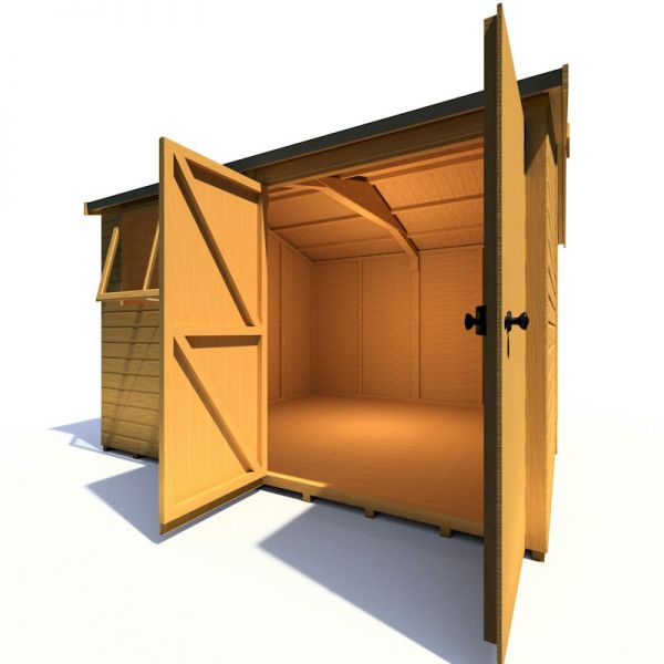 Shire Atlas Reverse Shed 10x10 with Double Doors