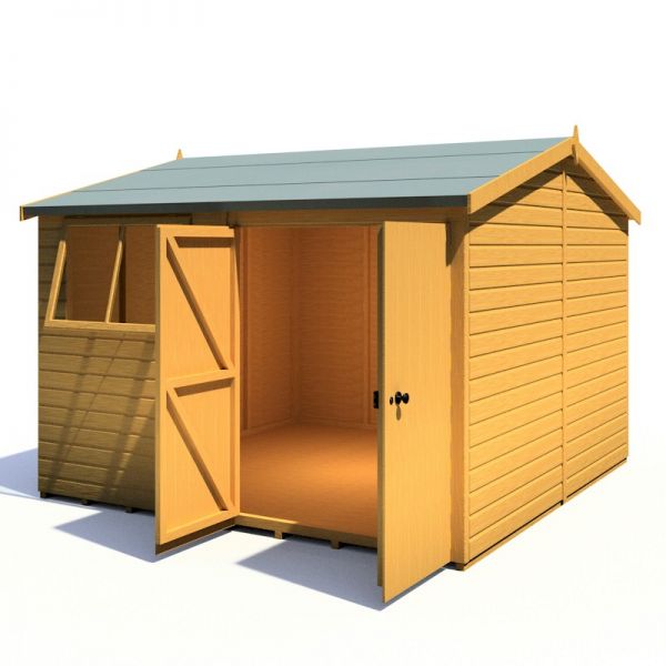 Shire Atlas Reverse Shed 10x10 with Double Doors