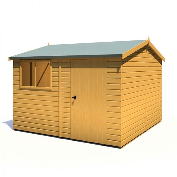 Shire Atlas Reverse Shed 10x10 with Single and Double Doors