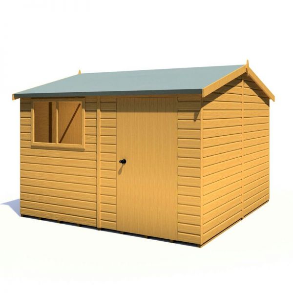 Shire Atlas Reverse Shed 10x10 with Single Door