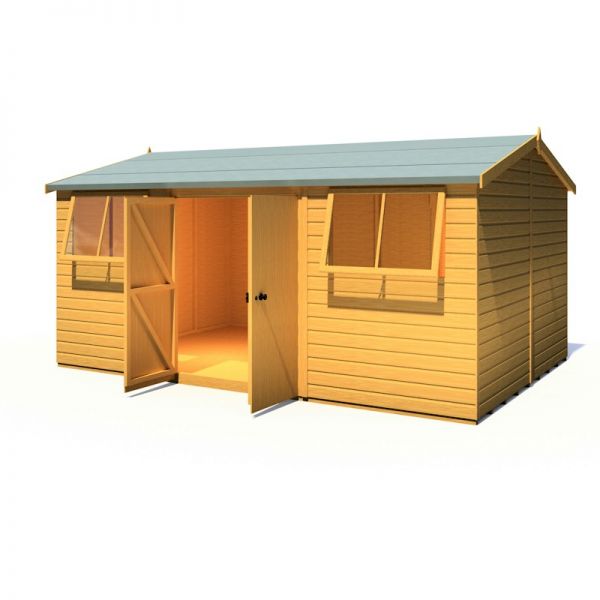 Shire Atlas Reverse Shed 10x15 with Double Doors