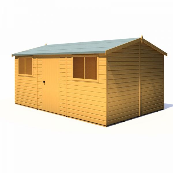 Shire Atlas Reverse Shed 10x15 with Single Door