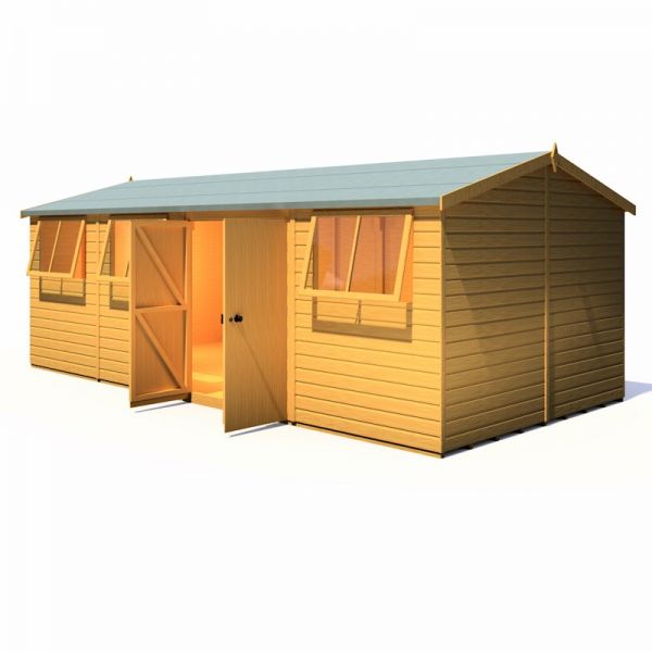 Shire Atlas Reverse Shed 10x20 with Double Doors