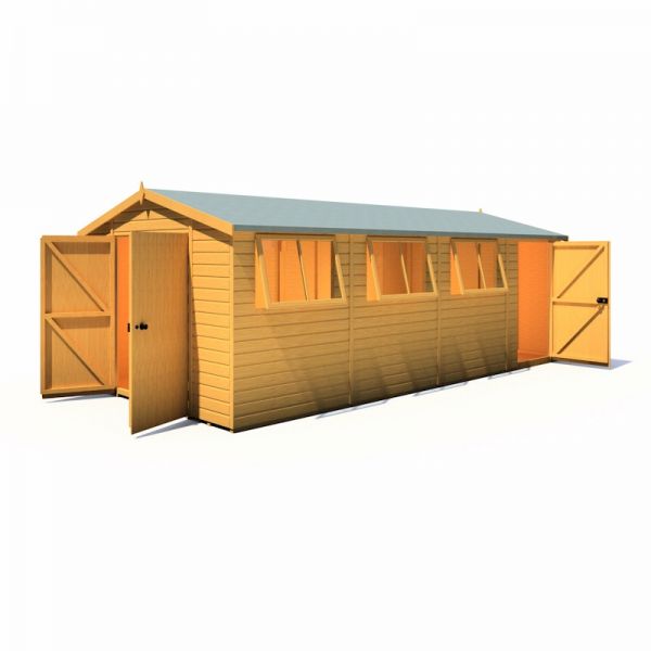 Shire Atlas Reverse Shed 10x20 with Single and Double Doors