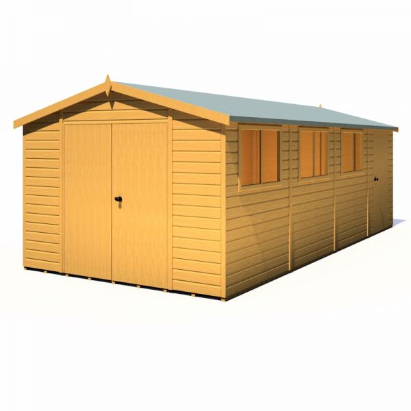 Shire Atlas Reverse Shed 10x20 with Single and Double Doors