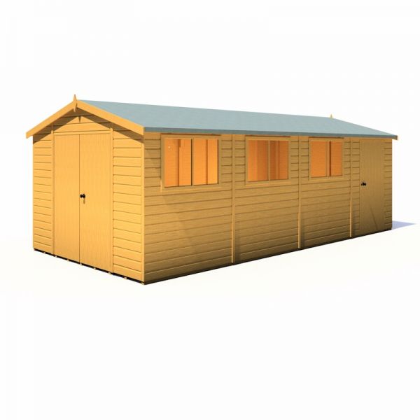 Shire Atlas Reverse Shed 10x20 with Single and Double Doors