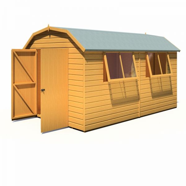 Shire Barn Shed 12x8 with Double Doors