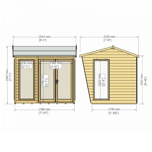 Shire Burghclere Summerhouse 8x6