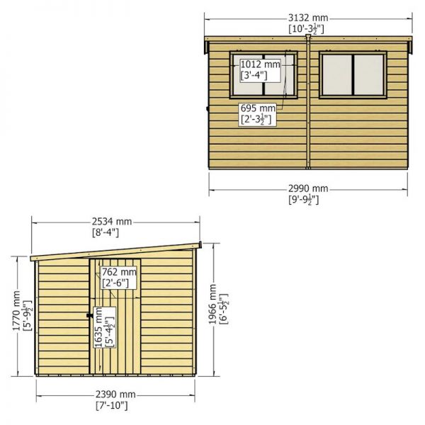 Shire Caldey Shed 10x8