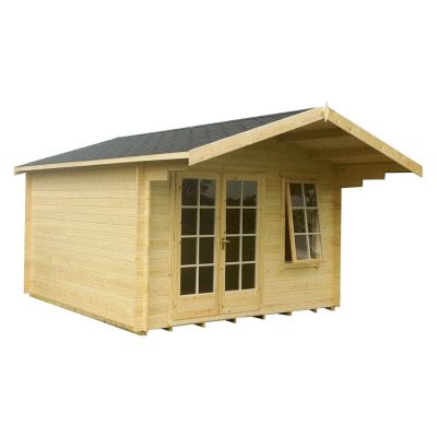 Shire Glenmore 28mm Log Cabin 12x10