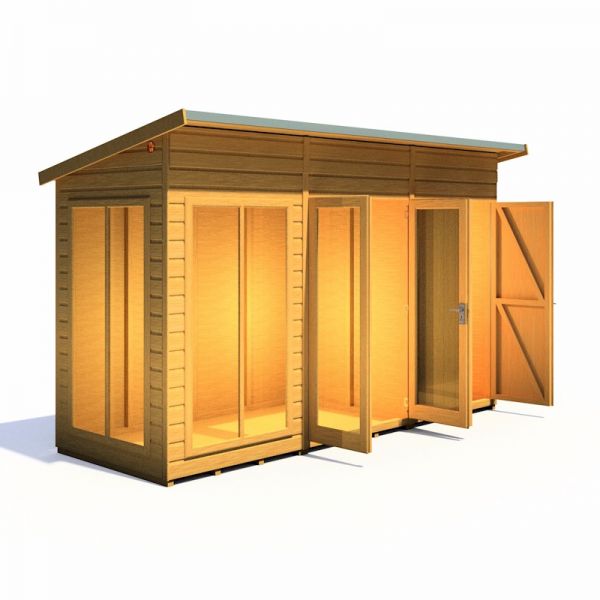 Shire Lela 12x4 Summerhouse including Storage