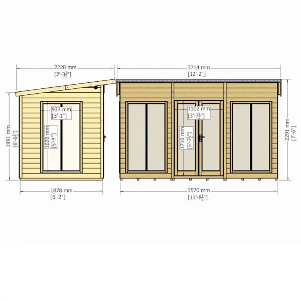 Shire Lela Summerhouse 12x6