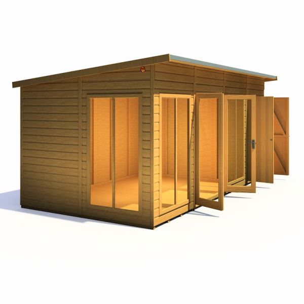 Shire Lela Summerhouse 16x8 including Storage