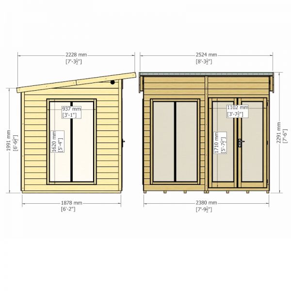 Shire Lela Summerhouse 8x6