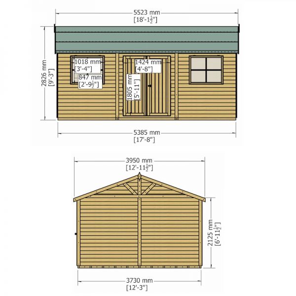 Shire Mammoth Shiplap Workshop 18x12