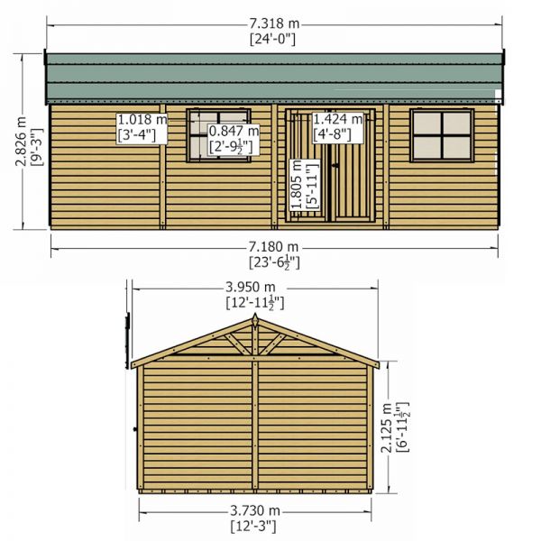 Shire Mammoth Shiplap Workshop 24x12