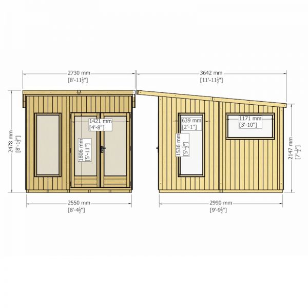 Shire Miami Summerhouse 8x10