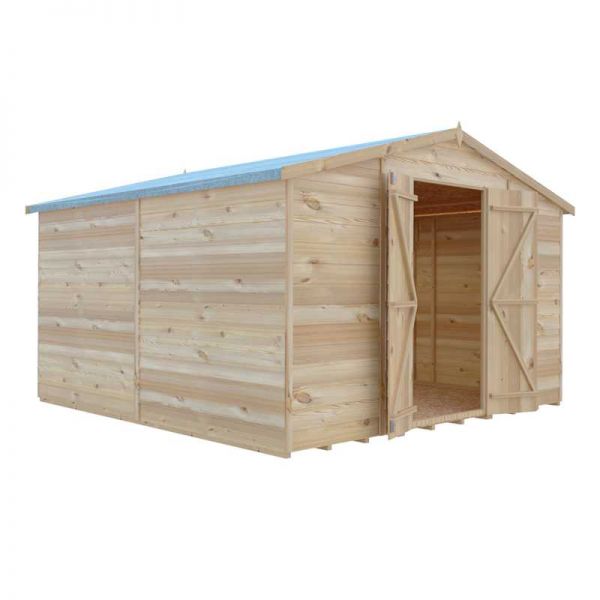 Shire Value Overlap Garden Shed 10x10 No Windows