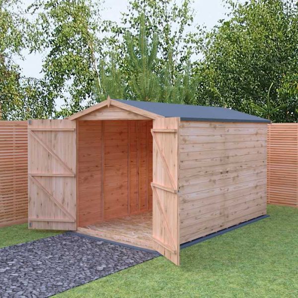 Shire Overlap Garden Shed 10x6 No Windows