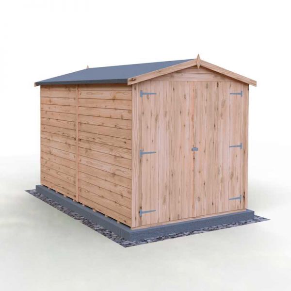 Shire Overlap Garden Shed 10x6 with Double Doors