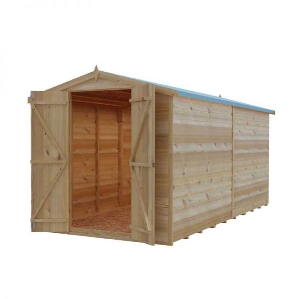 Shire Value Overlap Garden Shed 12x6 No Windows