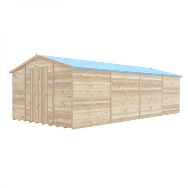 Shire Value Overlap Garden Shed 20x10 No Windows