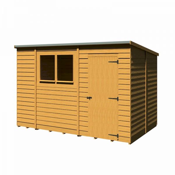 Shire Overlap Pent Shed 10x6