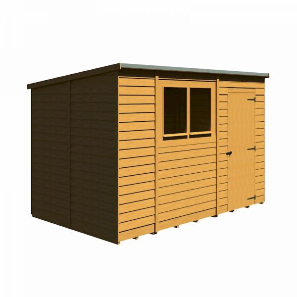 Shire Overlap Pent Shed 10x6