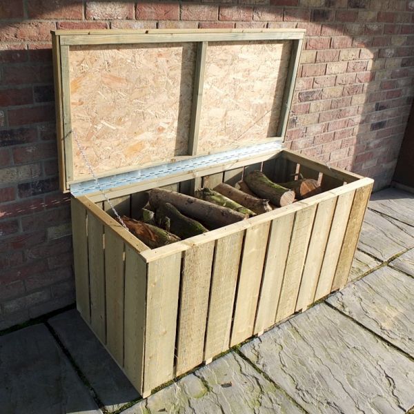 Shire Sawn Log Box One Garden