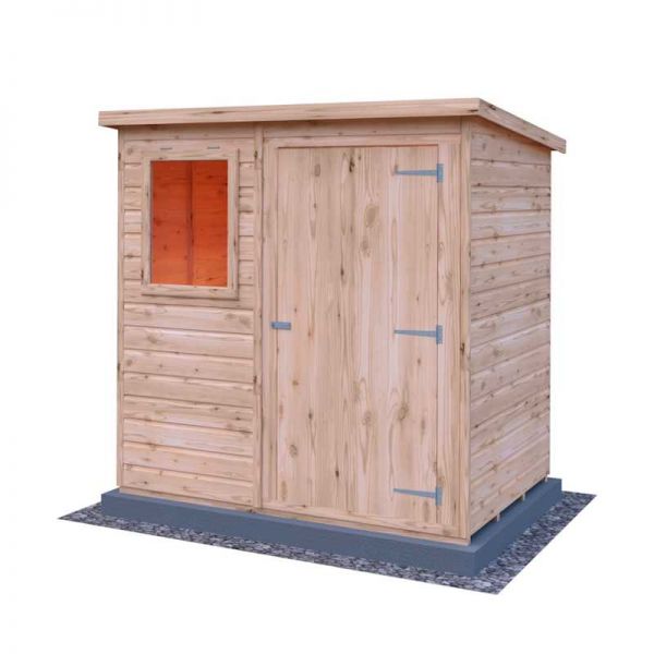 Shire Shiplap Pent Shed 6x4