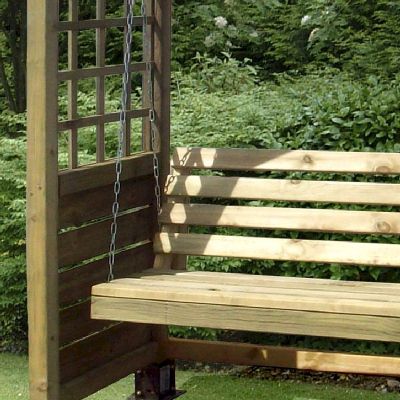 poseidon swing seat arbour