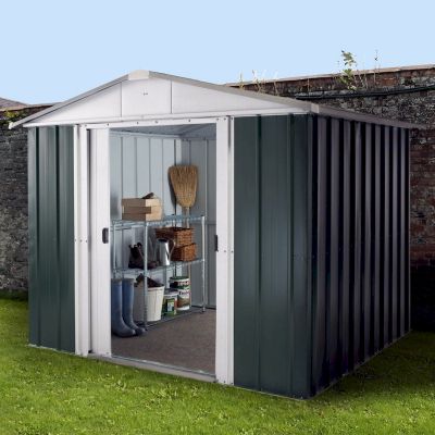 Yardmaster Emerald Deluxe 87GEYZ Metal Shed 7x8 - One Garden